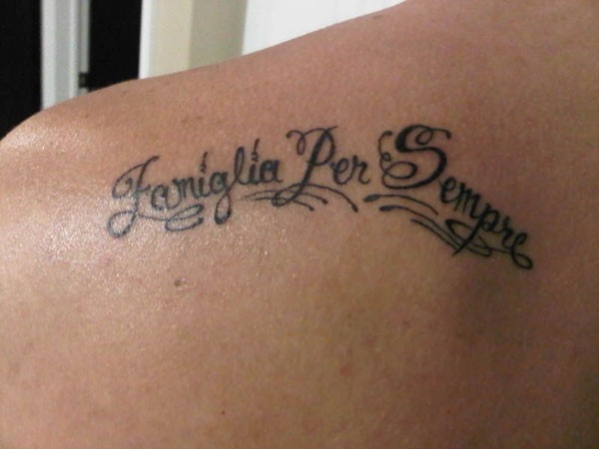 tatouage phrase italienne traduction