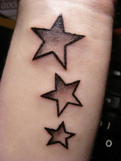 tatouage poignet étoile