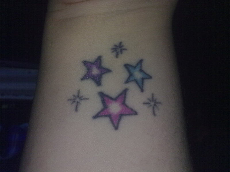 tatouage poignet étoile