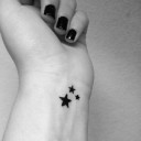 tatouage poignet femme etoile