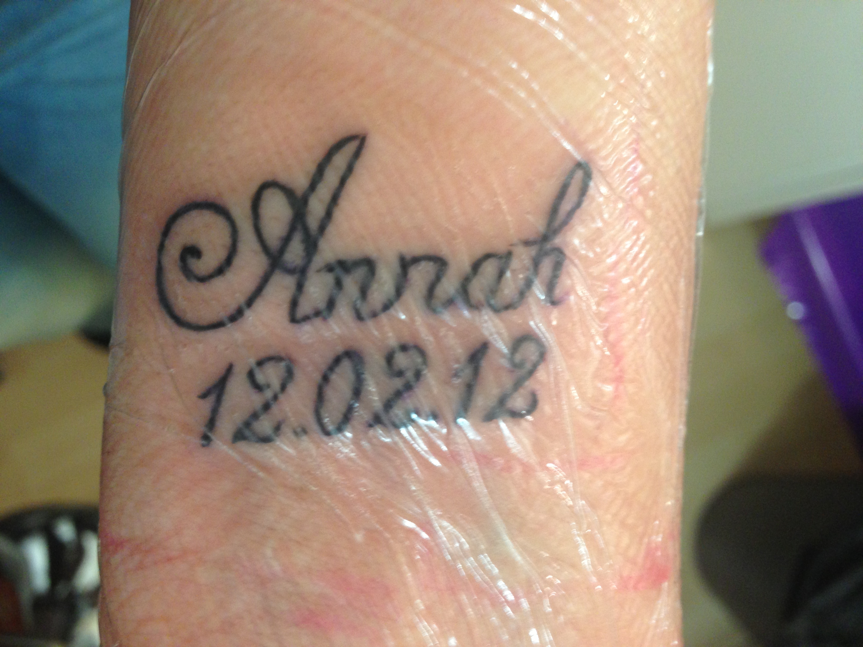 tatouage poignet prenom