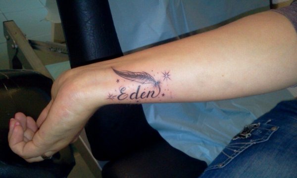 tatouage poignet prenom ecriture