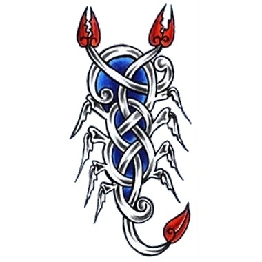 tatouage scorpion celtique