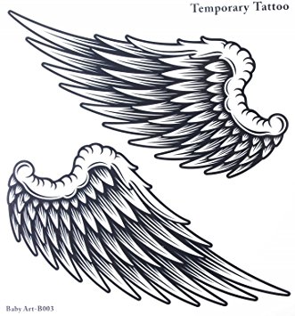 tatouage temporaire ange