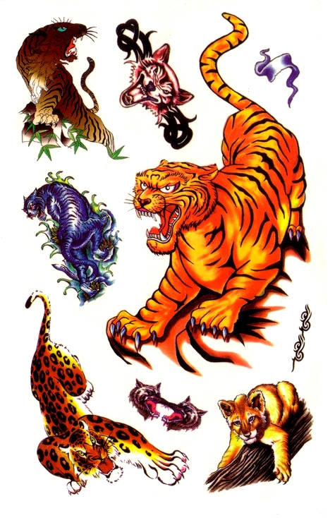tatouage temporaire animaux