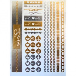 tatouage temporaire infinity love