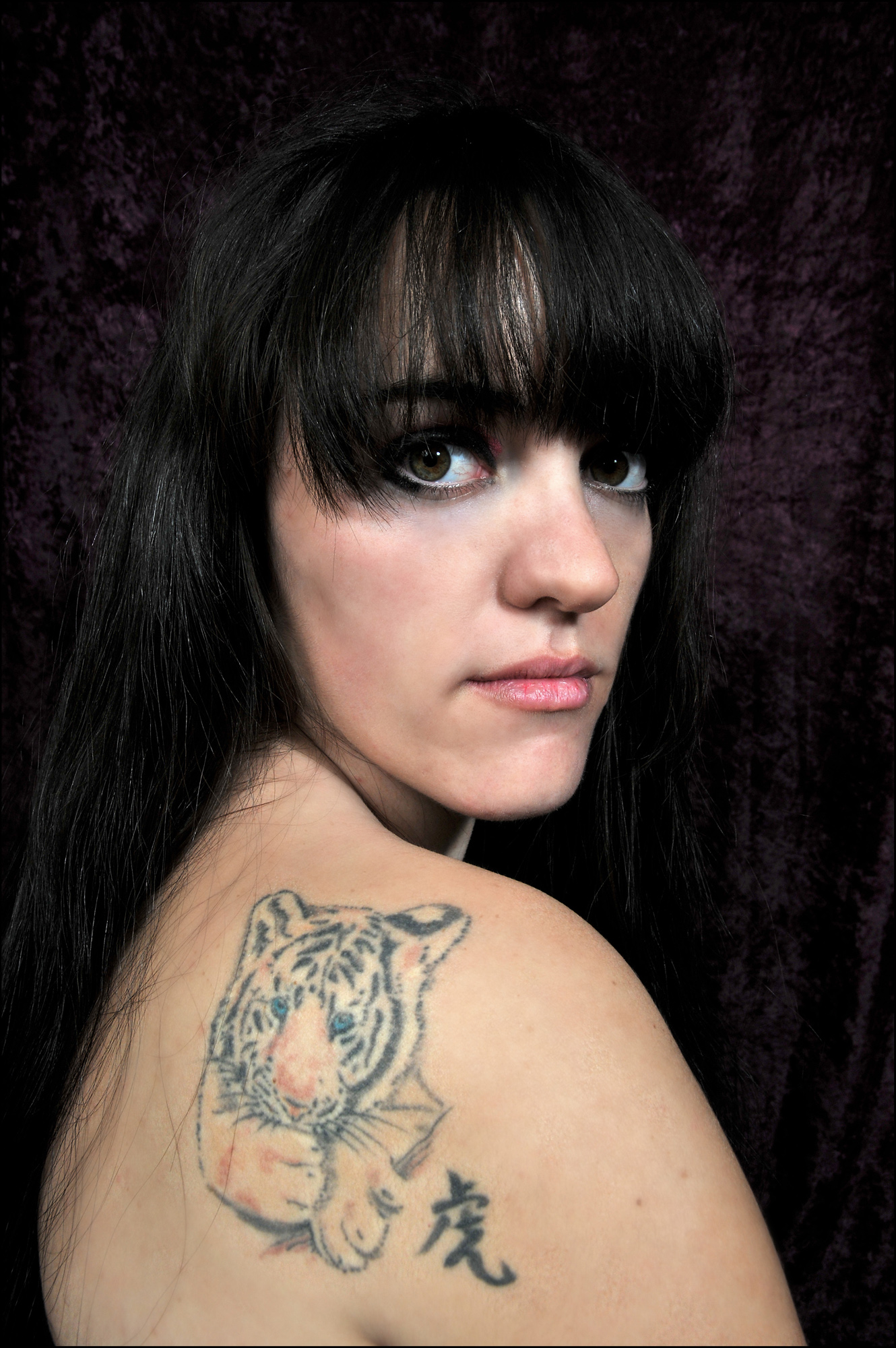 tatouage tigre discret