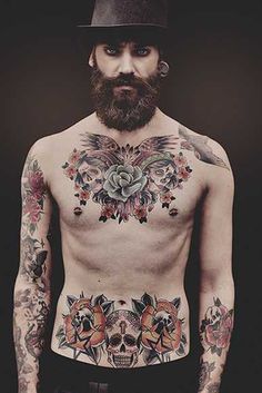 tatouage torse homme