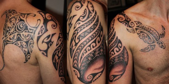 tatouage tortue omoplate