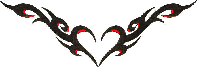 tatouage tribal amour