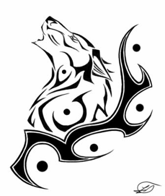 tatouage tribal animaux