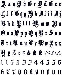 tatouage tribal avec lettre