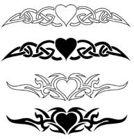 tatouage tribal coeur