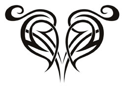 tatouage tribal coeur