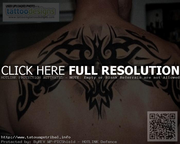 tatouage tribal dos
