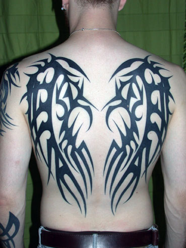 tatouage tribal dos