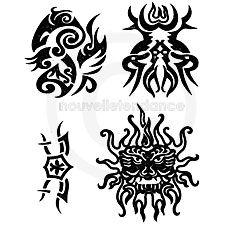 tatouage tribal ephemere