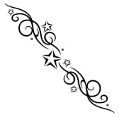 tatouage tribal etoile femme