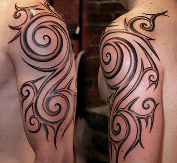 tatouage tribal fin