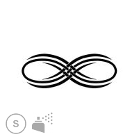tatouage tribal infini