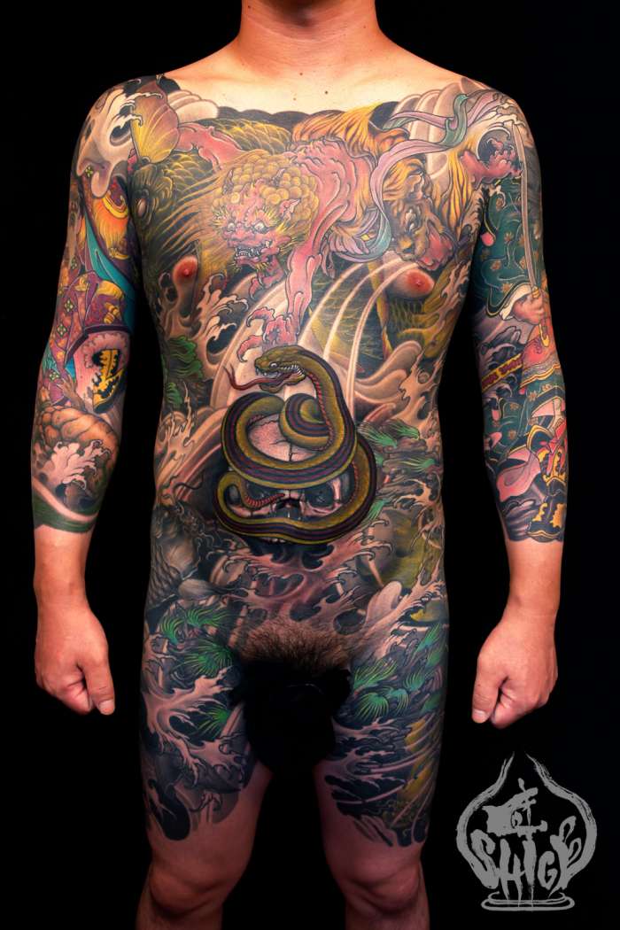 tatouage tribal japonais
