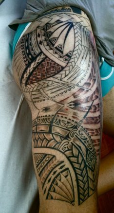 tatouage tribal kanak