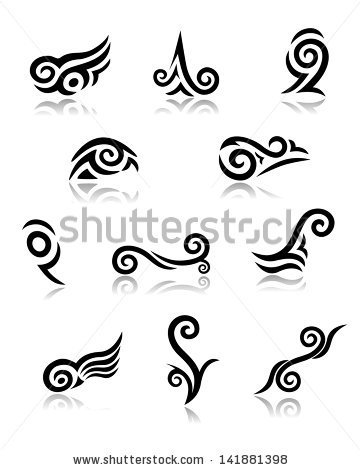 tatouage tribal koru