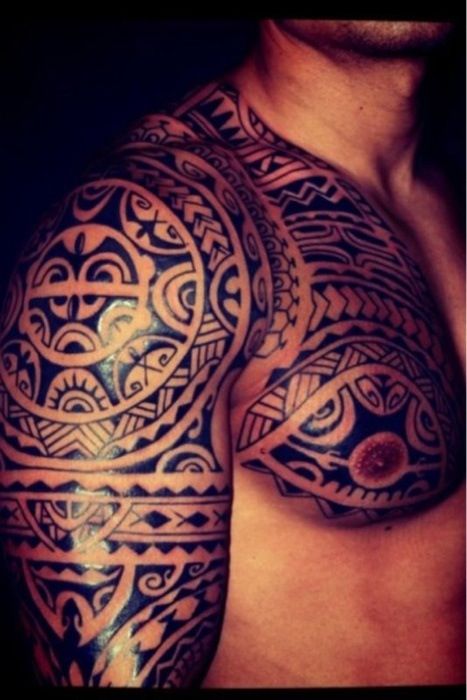 tatouage tribal maorie