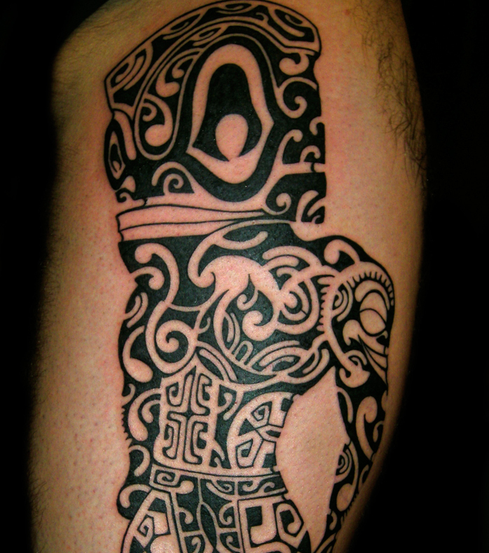 tatouage tribal maorie