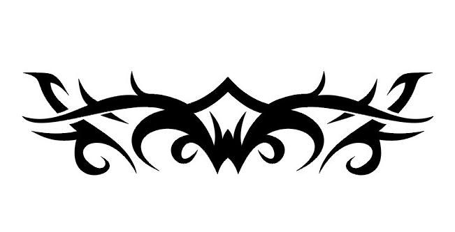 tatouage tribal noir