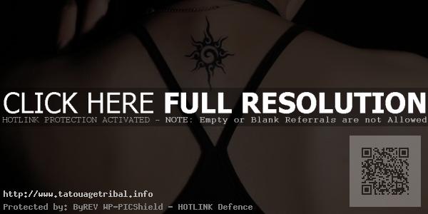 tatouage tribal nuque femme