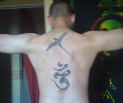 tatouage tribal paille en queue