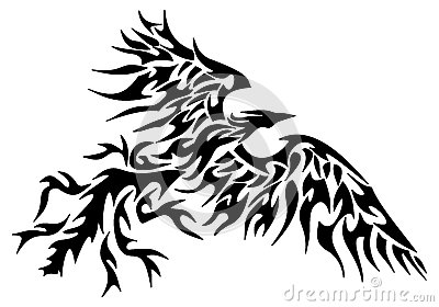 tatouage tribal phoenix