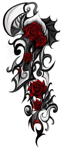 tatouage tribal rose