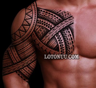 tatouage tribal samoan