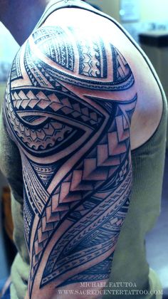 tatouage tribal samoan