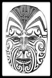 tatouage tribal visage