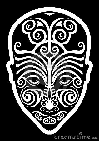 tatouage tribal visage