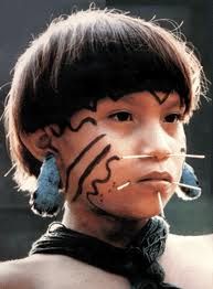 tatouage tribal yanomamis