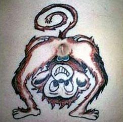 tatouage vache ventre