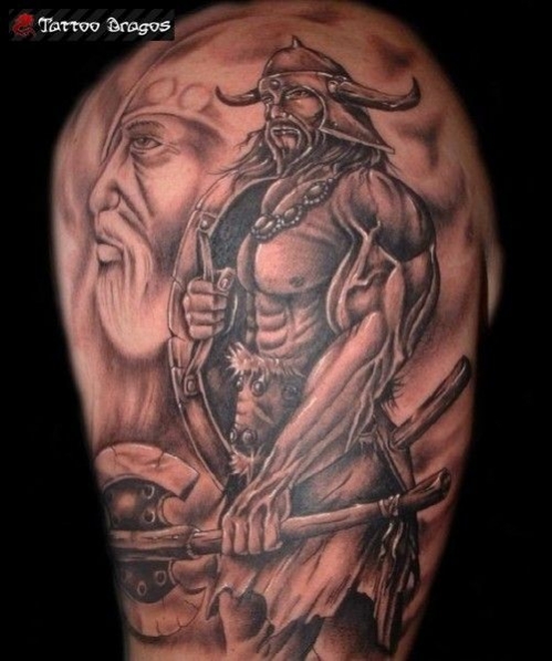 tatouage viking avant bras