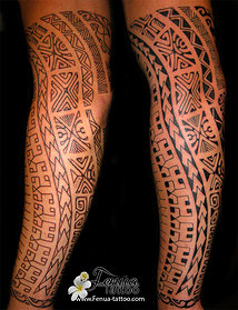 tatouages polynésiens avant bras