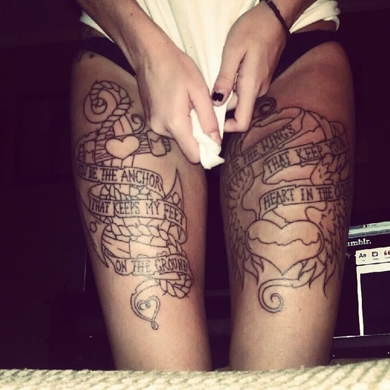 tattoo cuisse homme