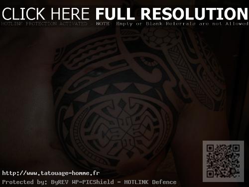 tattoo épaule polynésien