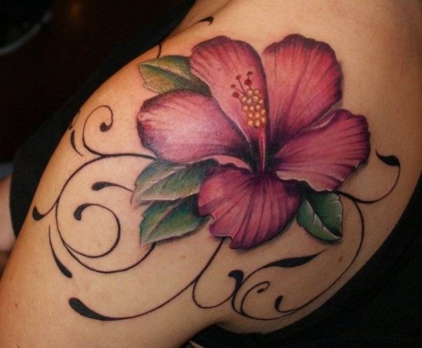 tattoo image fleur