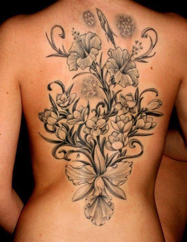 tattoo image fleur