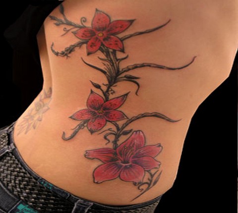 tattoo image fleur