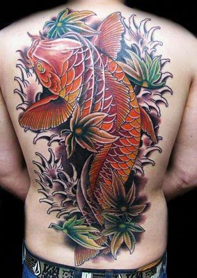 tattoo japonais koi
