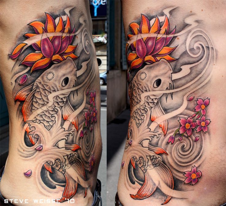 tattoo japonais koi