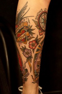 tattoo mollet femme